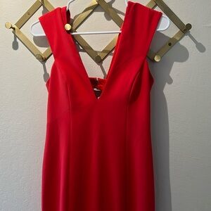 Jay Godfrey red long formal dress!